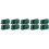 10Pcs Wall Mobile Phone Holder Green ABS Plastic No-Hole Installation 9