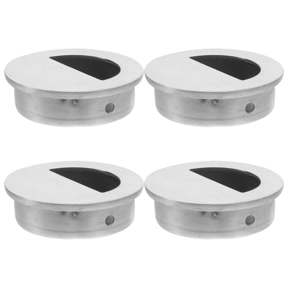 16Pcs Stainless Steel Recessed Drawer Pulls Silver Door Handles 3032998165970