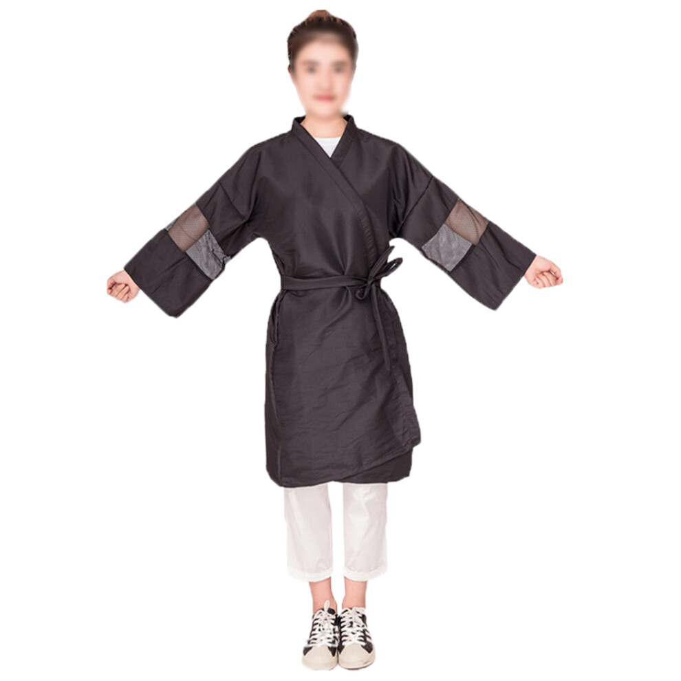 Villcase Black 3Pcs Durable Kimono Hairdressing Wrap Barber Shop Cape