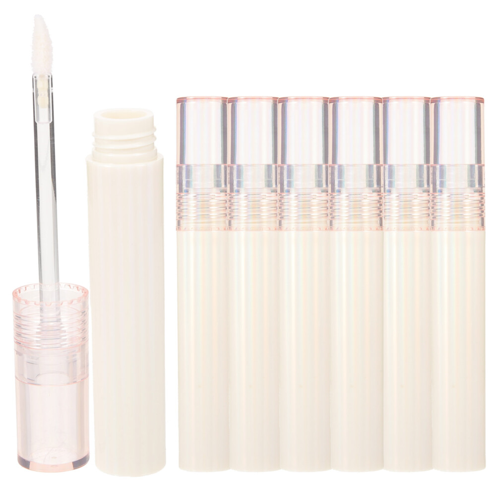 Photos - Cosmetic Bag 24Pcs Portable Beige Lip Gloss Tubes Plastic Refillable for Women Use
