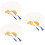 6Pcs Creative DIY Drawing Fan Bamboo Handle Blank Paper Fan Set 2