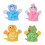 16Pcs Kids Bathing Gloves Soft Supple Assorted Colors Shower Mittens 1