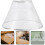 2Pcs High-Efficiency Silver Iron Round Kitchen Hood Filter Replacement 10