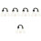 5Sets Black Rabbit Tail and Ear Costume Accessory Durable Party Props 3