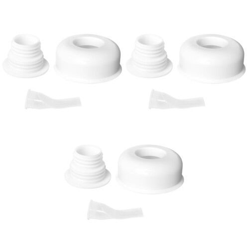 3Sets Floor Drain Inner Core White Silicone Odor-Proof Sewer Cover 2