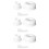 3Sets Floor Drain Inner Core White Silicone Odor-Proof Sewer Cover 6