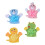 16Pcs Kids Bathing Gloves Soft Supple Assorted Colors Shower Mittens 3