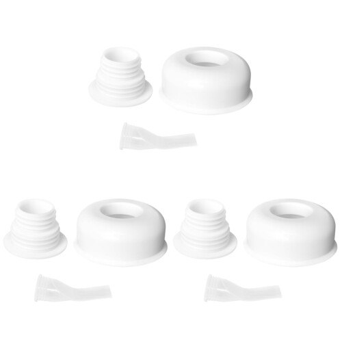 3Sets Floor Drain Inner Core White Silicone Odor-Proof Sewer Cover 1