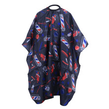 3Pcs Lightweight Black Hairdressing Cape Hair Cutting Gown with Buckle