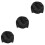 12Pcs Durable Black Rv Tire Sun Protection Covers Easy Install 5