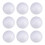 400Pcs Smooth White Polystyrene Craft Balls for Ornaments and Modeling 10