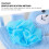 16Pcs Kids Bathing Gloves Soft Supple Assorted Colors Shower Mittens 6