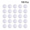 400Pcs Smooth White Polystyrene Craft Balls for Ornaments and Modeling 9