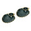2Pcs Green Ceramic Sauce Dish and Dumpling Plate for Home Use 4