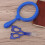 2Pcs Durable Blue Handheld Magnifier Kids Insect Catch Clamp Tool 7