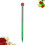 2Pcs Probe Soil Thermometer Green Durable for Compost and Garden 8
