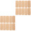 20Pcs Khaki Bamboo Rectangular Cutouts DIY Blank Bookmarks for Kids 4