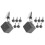 12Pcs Tablecloth Weights with Metal Clip for Camping Use 4