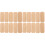 20Pcs Khaki Bamboo Rectangular Cutouts DIY Blank Bookmarks for Kids 3