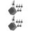 12Pcs Tablecloth Weights with Metal Clip for Camping Use 7