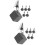 12Pcs Tablecloth Weights with Metal Clip for Camping Use 9