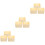 9Sets Light Yellow Tofu Mold Plastic Press Cheese Tofu Making Tool DIY 7