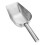 2Pcs Stainless Steel Ice Scoop Multipurpose Kitchen Food Silver 1