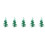5Pcs Green Hair Extensions Curly Dreadlock Human-Look High Temperature 11