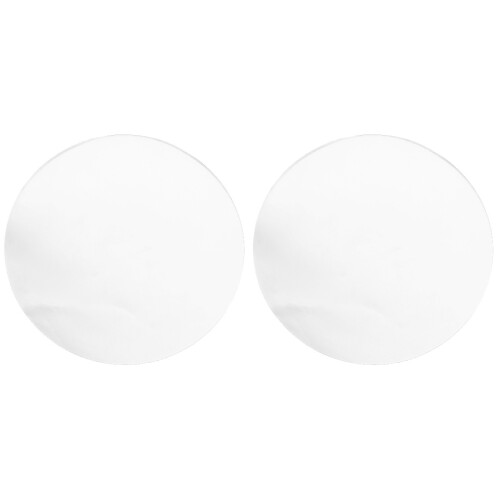 2Pcs White Acrylic Round Sheets for Cake Display and DIY Crafts 2