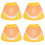 4Pcs Breathable Cat Recovery Collars Adjustable Multi-Color Neck Cones 3