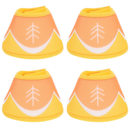 4Pcs Breathable Cat Recovery Collars Adjustable Multi-Color Neck Cones 2