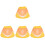4Pcs Breathable Cat Recovery Collars Adjustable Multi-Color Neck Cones 6