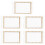 5Pcs Light Yellow Wooden Paper Making Frame with Mesh Screen DIY Kit 8