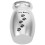 5Pcs Silver Mini Pet Urns Alloy Dog Cat Ashes Storage Container 2