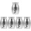 5Pcs Silver Mini Pet Urns Alloy Dog Cat Ashes Storage Container 7