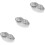 3Pcs Silver Stainless Steel Steamed Egg Bowls Multifunctional Home Use 7