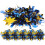12Pcs Multi Cheerleading Pompoms Performance Props for Cheer Squads 1