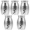 5Pcs Silver Mini Pet Urns Alloy Dog Cat Ashes Storage Container 5