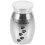 5Pcs Silver Mini Pet Urns Alloy Dog Cat Ashes Storage Container 1