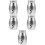 5Pcs Silver Mini Pet Urns Alloy Dog Cat Ashes Storage Container 8