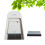 2Sets Compact White Desktop Broom and Dustpan Set for Household Use 8