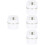 4Stk Lash Storage Container Weiß Sicher Wimpernverlängerung 6