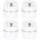 4Stk Lash Storage Container Weiß Sicher Wimpernverlängerung 5