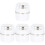 4Stk Lash Storage Container Weiß Sicher Wimpernverlängerung 2