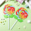 10Pcs Vibrant Lollipop Tree Topper Decor Fun Candy Props for Parties 10