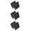 6Pcs Speaker Terminal Cups Silver Plastic Iron Spring Clamps for Audio 4