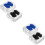 4Sets Compact Contact Lens Storage Box Plastic Durable Portable Case 5