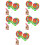 10Pcs Vibrant Lollipop Tree Topper Decor Fun Candy Props for Parties 7
