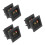 6Pcs Speaker Terminal Cups Silver Plastic Iron Spring Clamps for Audio 8