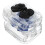 4Sets Compact Contact Lens Storage Box Plastic Durable Portable Case 3
